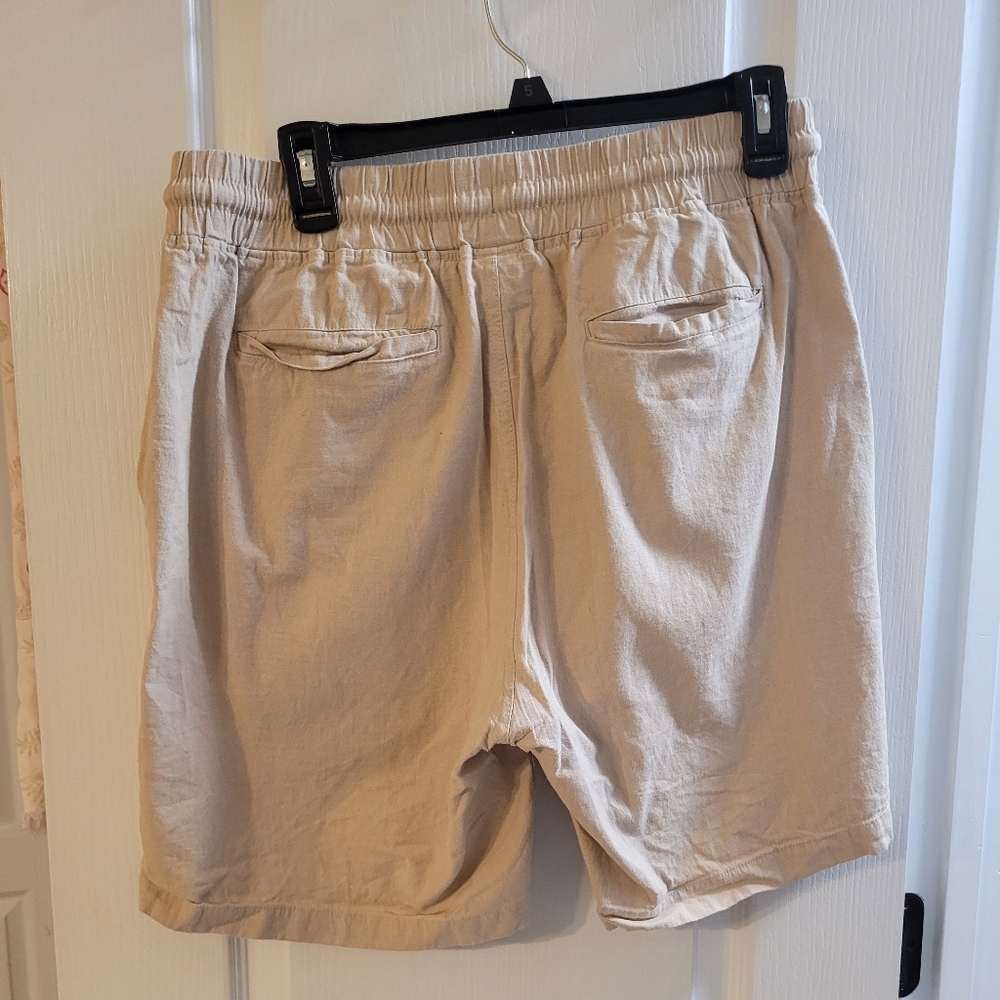 Sovereign Code Vice Tan Drawstring Sweat Shorts L - Picture 2 of 6